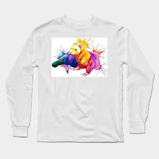 Color Splash Ferret Long Sleeve T-Shirt